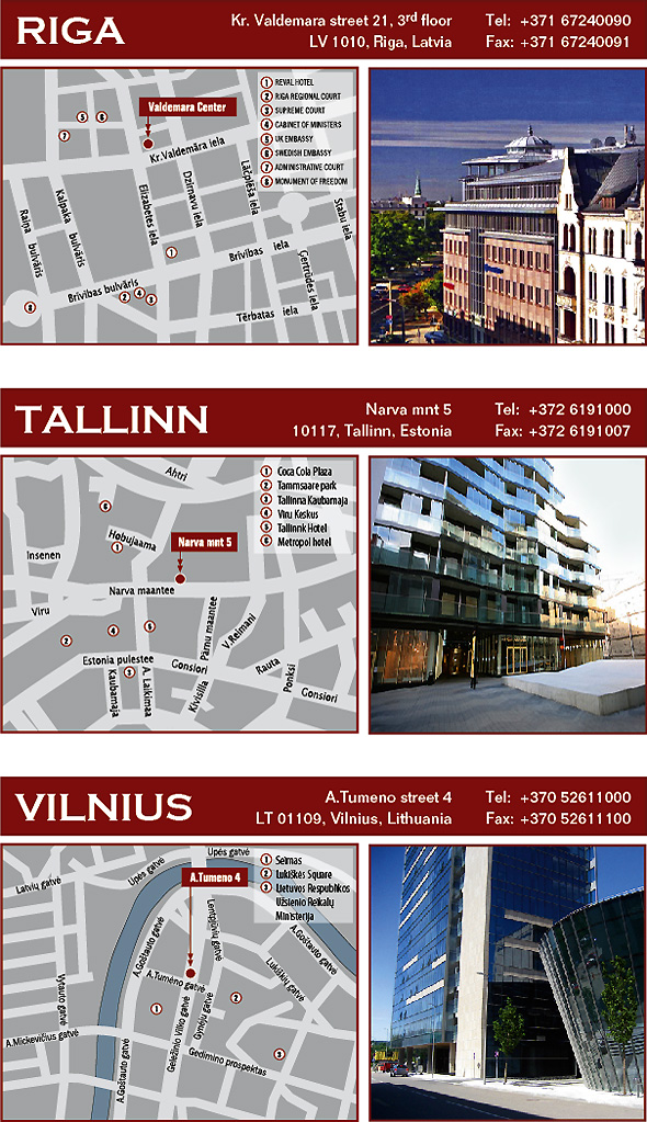 Baltic law firm contacts